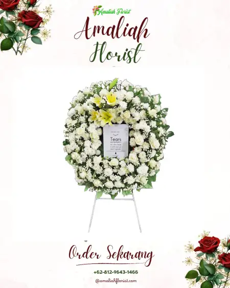 Krans Bunga Duka Mekar Karya